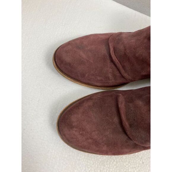 Kork Ease Giba Leather Suede Ankle Boots Womens size 11 Maroon‎ Zip Classic Fall - Picture 11 of 12
